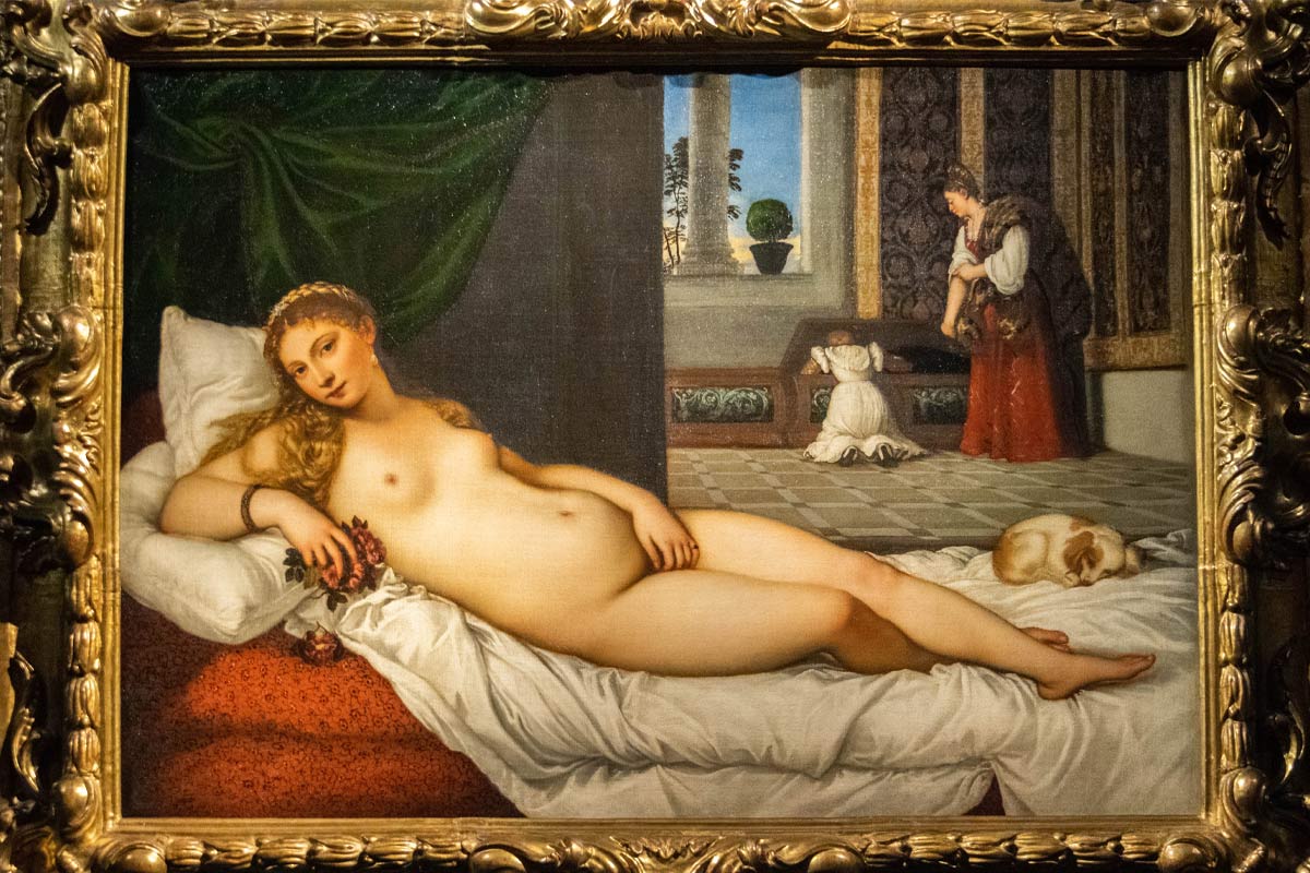Titian's Venus of Urbino at Uffizi